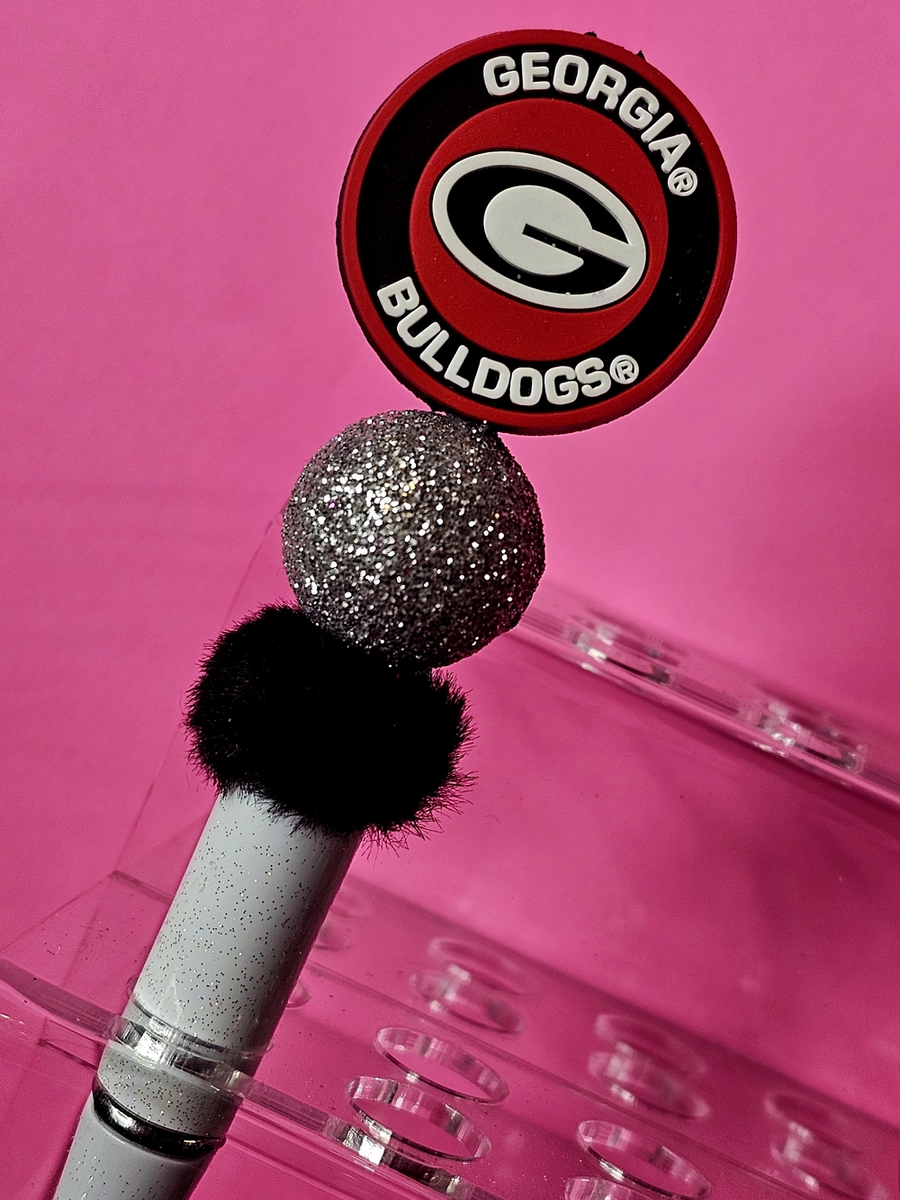 Georgia Bulldogs Sparkly/Blingy Custom Created Super Fan Pen